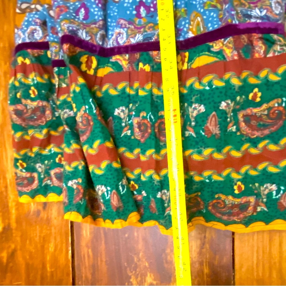Bohemian Paisley Maxi Skirt - Multicolor - Picture 11 of 11